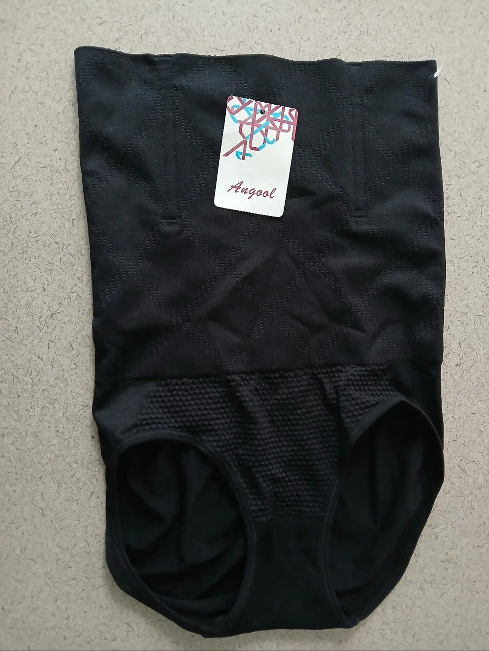 Angool Women’s Black High Waist Shaping Briefs Tummy Control Shapewear.